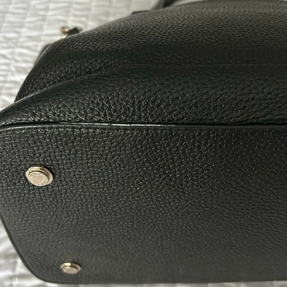 Henri Bendel Black Satchel Handbag - Picture 10 of 16